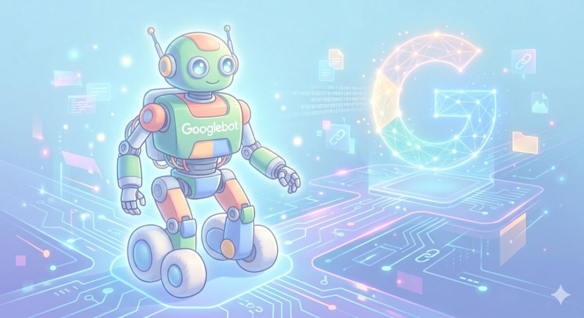 Googlebotのイメージイラスト